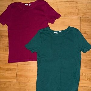 Kids' GAP Teal and Maroon T-Shirts❤️❤️